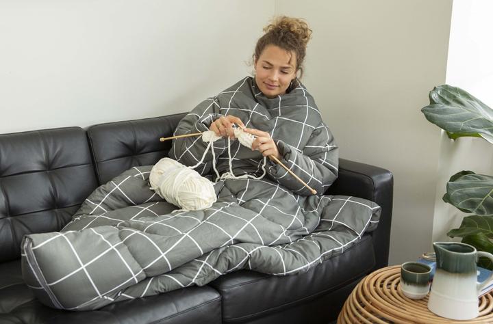 Image du produit Online La couette douillette (1,5 x 2 m) - Gris (200 x 150 cm)