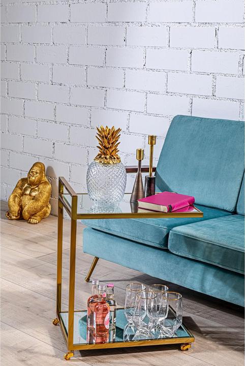 Produktbild Kare Design Deko Figur Monkey Gorilla Side Medium Gold