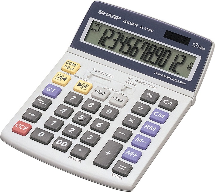 Actual product image Sharp El-2125c (Batteries, Solar cells)