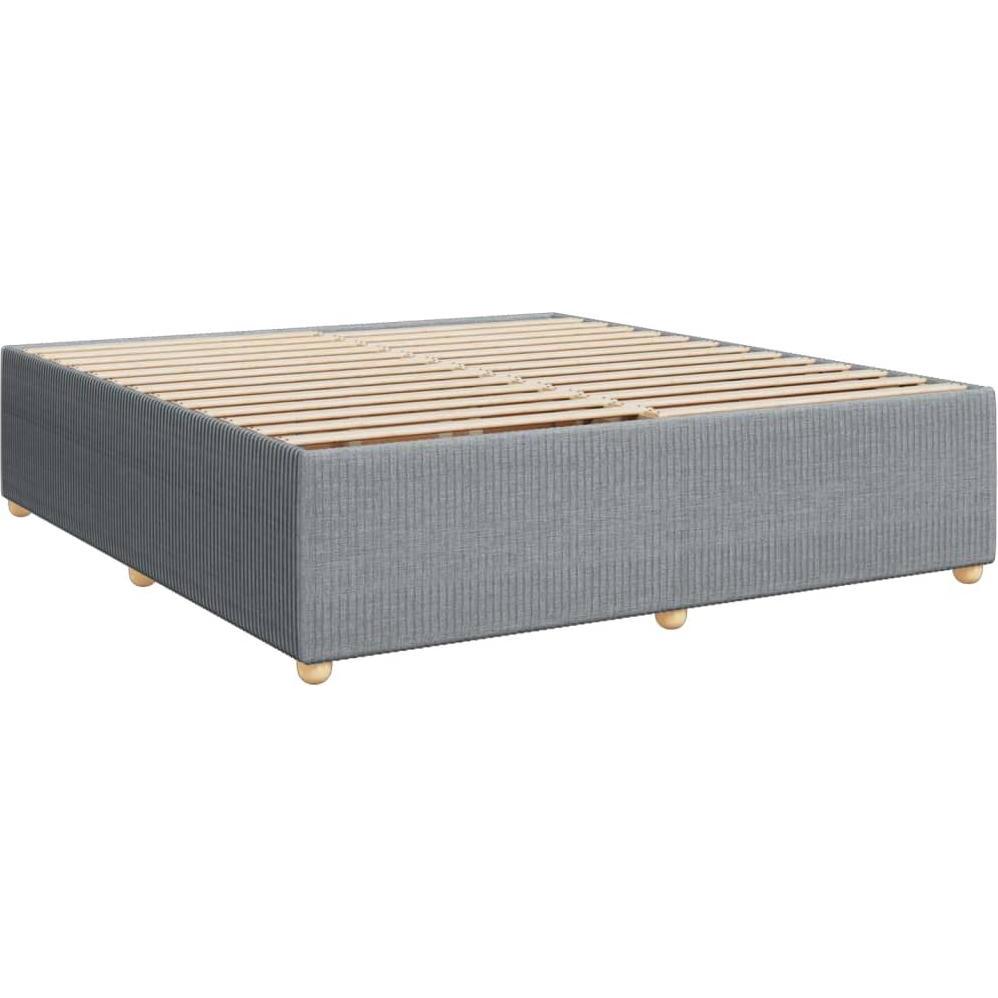 Thumbnail - VidaXL, Bett, Bo x springbett mit Matratze 200 x 200 cm Stoff (200 x 200 cm)