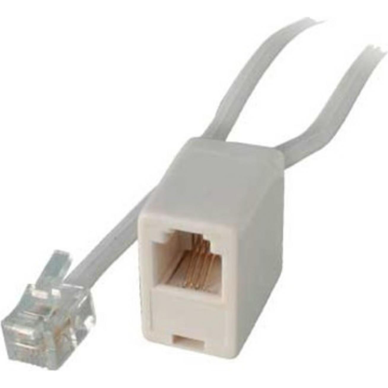 Shiverpeaks S/CONN maximum connectivity Modular RJ ISDN Telefon-Verlängerung-Western-Stecker 8/4 auf Western-Kup, Telefo...