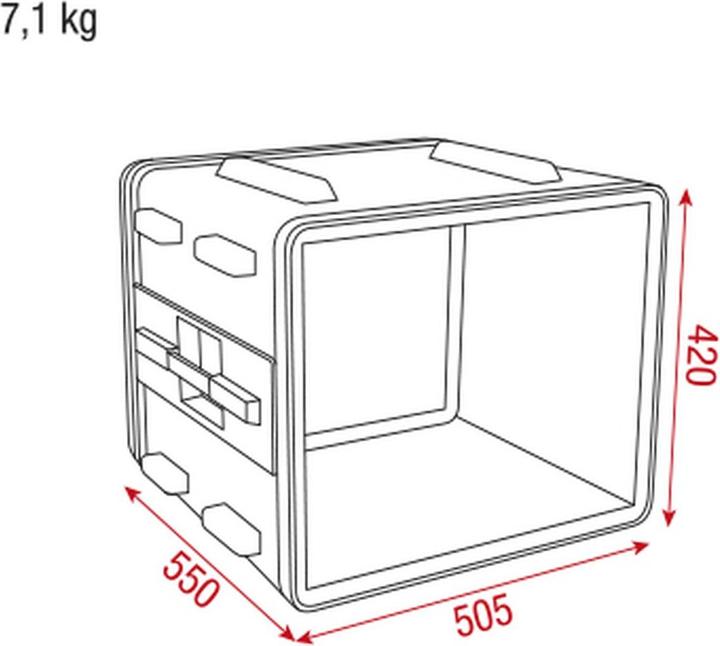 Produktbild DAP-Audio Rca-Dd8abs (19" Case)