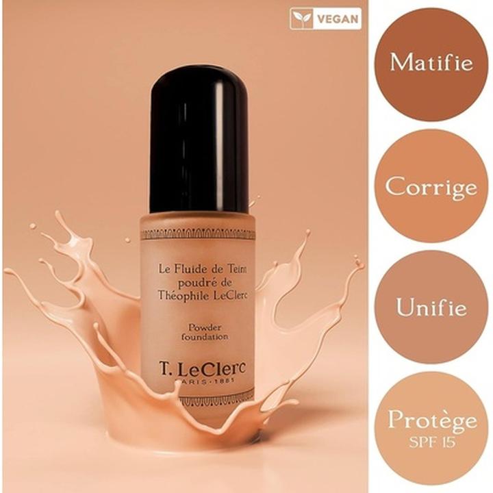 Produktbild T. LeClerc Matte Fluid Foundation (05 Beige Ambré Mat)