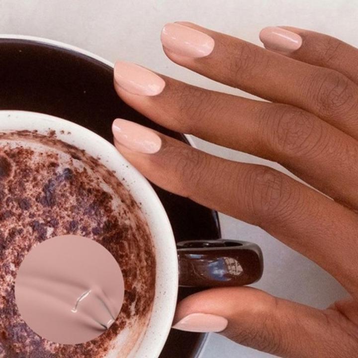 Produktbild Manucurist Green Flash Nagellack Shell Beige (Beige Rosa Shell, UV-Gel Lack)