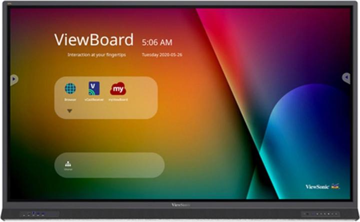 Viewsonic IFP7552-1B Moniteur à écran tactile (75 pouces) Pixel Dual-Touch (3840 x 2160 pixels, 75")