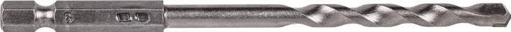 Actual product image wolfcraft 1 masonry drill bit carbide, S=6-edge, ø6x110mm (6 mm)
