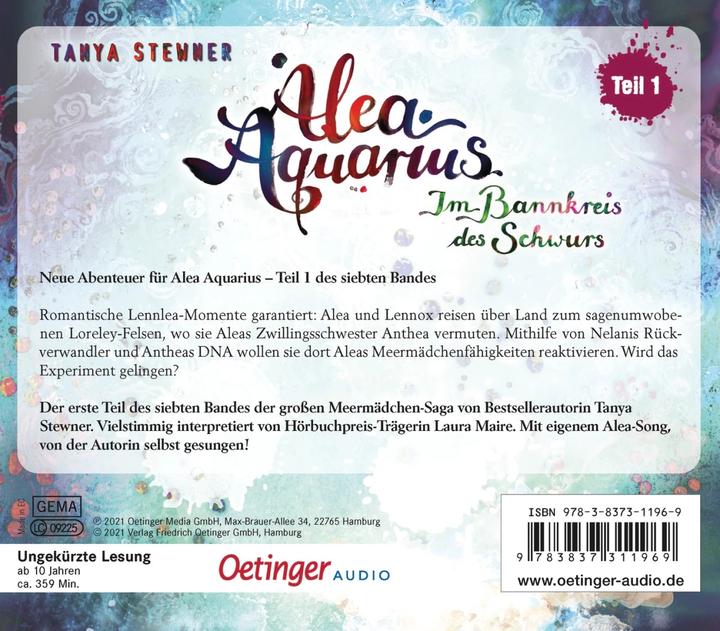 Produktbild Alea Aquarius 7. Im Bannkreis des Schwurs (Tanya Stewner, Claudia Carls, Laura Maire, Guido Frommelt, Frank Gustavus, Deutsch)