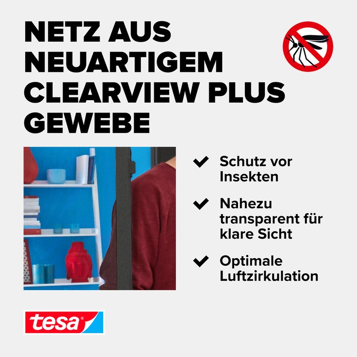 Nutritional values and ingredients tesa Insect screen Alu COMFORT for doors, insect screen (100 x 220 cm)