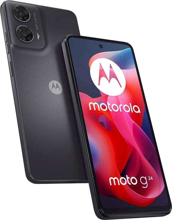 Produktbild Motorola Moto G24 (128 GB, Matte Charcoal, 6.56", Dual SIM, 4G)