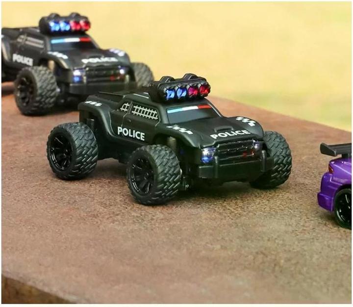 Produktbild Turbo Racing Micro Monster Truck C82, Police, RTR, 1:76 (RTR Ready-to-Run)