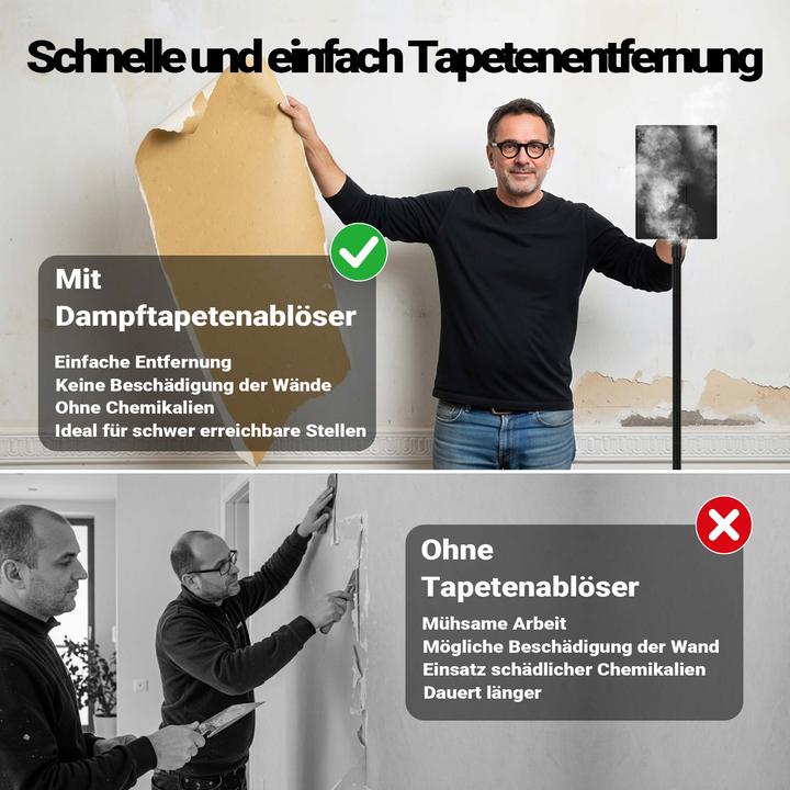 Image du produit Wiltec Décolleuse de papier peint à vapeur (2200 W)