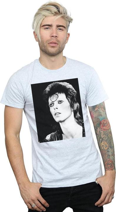 Immagine prodotto David Bowie Ziggy Looking Maglietta Uomo (3XL)