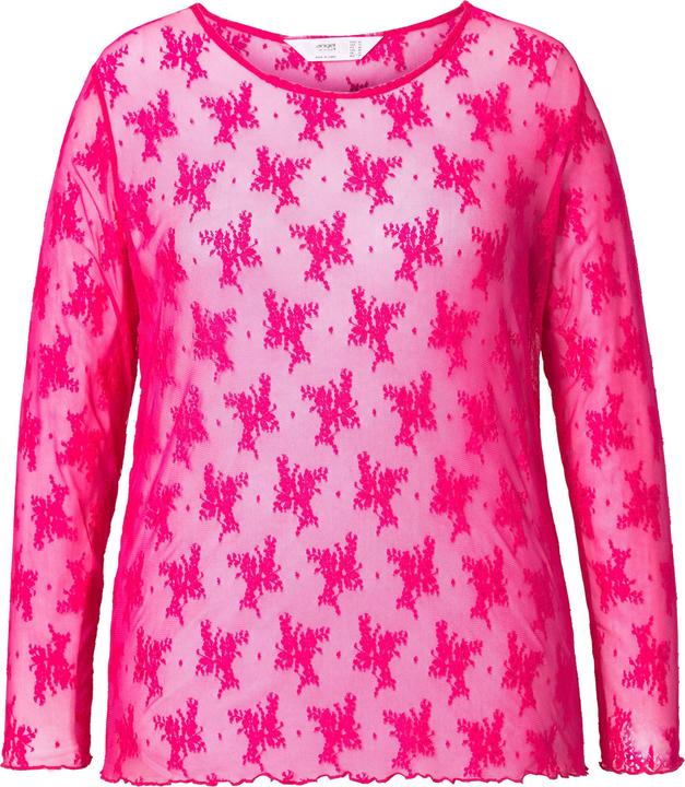 Produktbild Angel of Style Spitzen-Shirt, Slim Fit, Neonfarbe, Langarm (54)