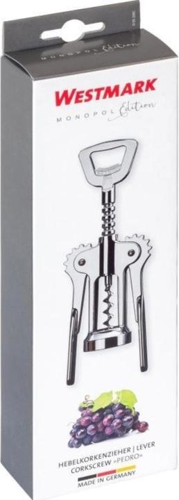 Produktbild Westmark Hebelkorkenzieher "Pedro", verchromt, 20.5x7x4 cm (1145 21) (Flügelkorkenzieher)