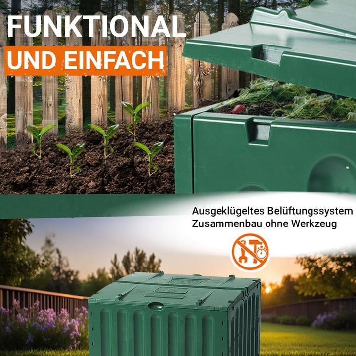 Actual product image Garantia Closed quick composter (400 l)