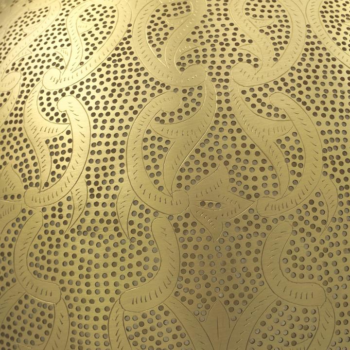 Produktbild Sweet Mint Bodenlampe Rangi Filigree XL 40cm goldfarben Handwerk (E27)