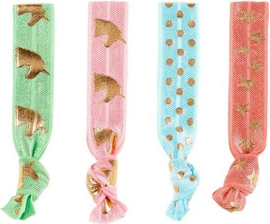 Immagine prodotto Souza per i bambini: Elsine unicorno, 4 pezzi (Elastico per capelli)
