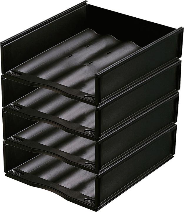 Paperflow Storage basket, DIN A4, plastic, 4 pieces (A4)