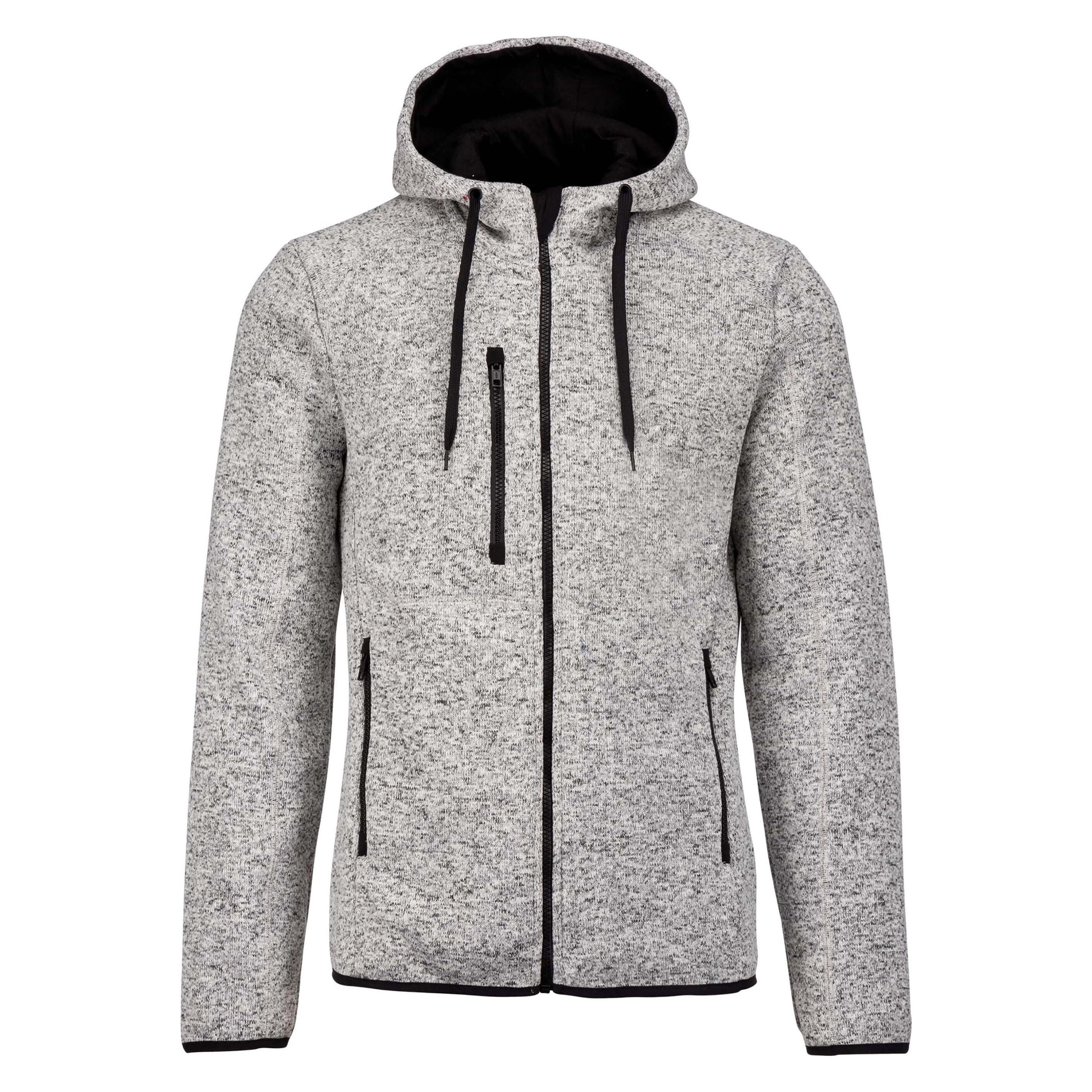 Proact, Herren, Outdoorjacken, Capuche Chinée Homme (L), Grau, L