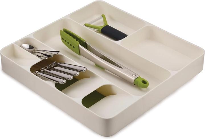Produktbild Joseph Joseph DrawerStore Besteckeinlage, weiss/grün, 38.4x39.7x5.3cm