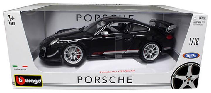 Produktbild Bburago Porsche 911 GT3 RS 4.0 Schwarz 1:18