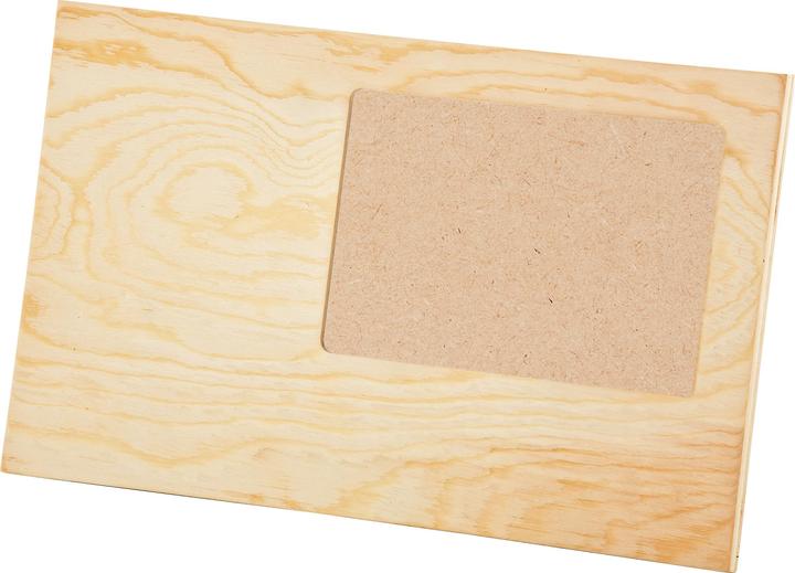 Produktbild VBS Bilderrahmen "Scrap", Kiefernholz, ca. 29x18cm, Bildausschnitt ca. 15x10cm (15 x 10 cm)