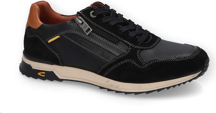 Produktbild Camel Active LOW CUT Split/Nappa SCHWARZ/COGNAC (48)