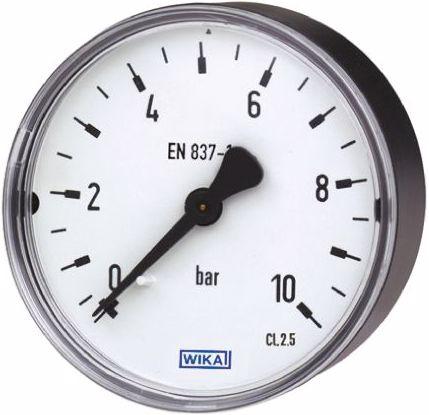 Actual product image Rs Pro Back Entry Analogue Positive Pressure Gauge