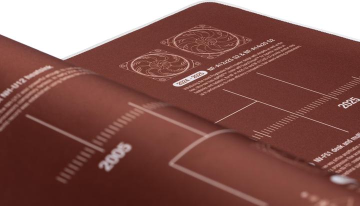 Actual product image Noctua 20-Year Anniversary Desk Mat (XL)