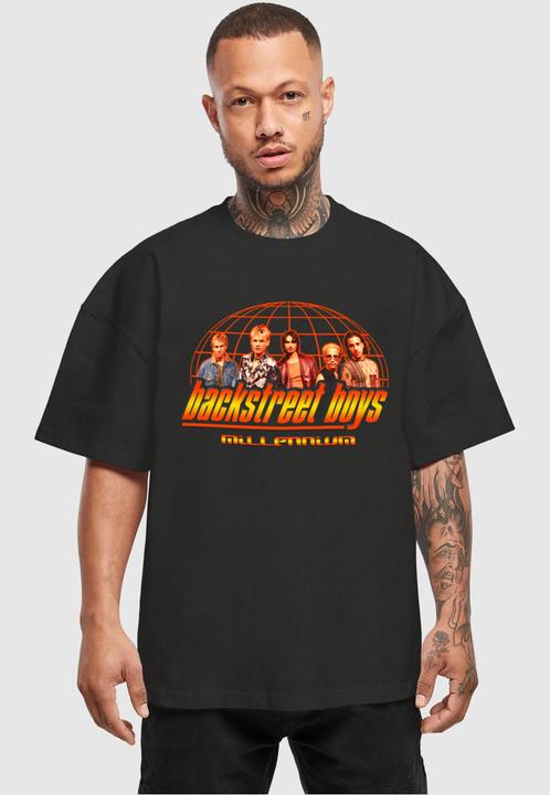 Produktbild Merchcode Backstreet Boys - Millenium Globe Ultra Heavy Cotton Box T-Shirt - 114627 (L)