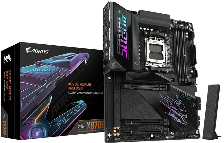 Gigabyte MB GBT AMD AM5 X870E AORUS PRO X3D (AM5, AMD X870E, ATX)