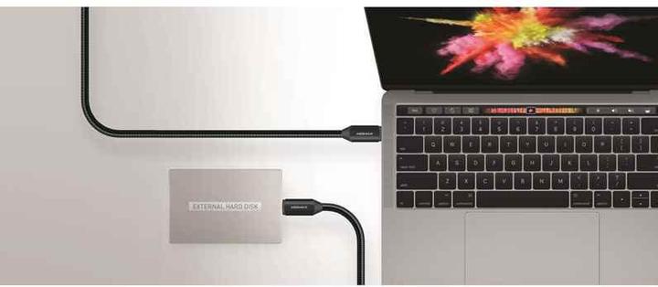 Image du produit Momax USB USB-C - USB-C cable 1 m black (36317-uni) (1 m, 100 W)