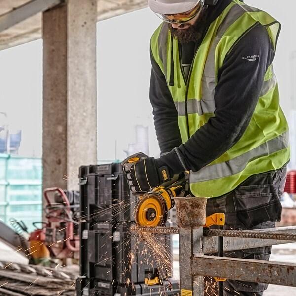 Produktbild DeWalt DCG418X2-QW angle grinder 125mm 54V FV 2x9Ah Black Yellow (125 mm)