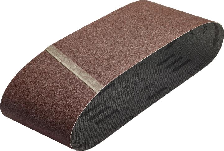 Actual product image wolfcraft wolfcraft 3 thread sanding belts corundum K120 76x457 (120)