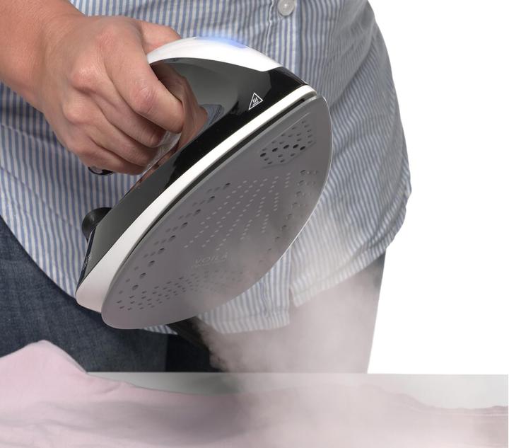 Actual product image Viola Dampfbügeleisen mit Dauerbeladung, 8 Bar Druck, Anti-Kalk, automatische Programme (400 g/min)