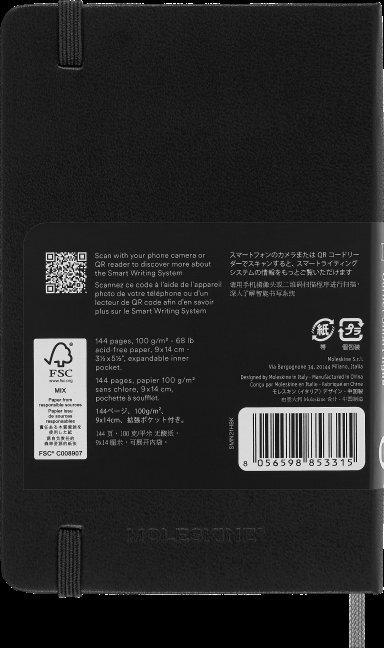 Produktbild Moleskine Smart NB liniert PK HC Swrz (14 x 9 cm, Liniert, Harter Einband)