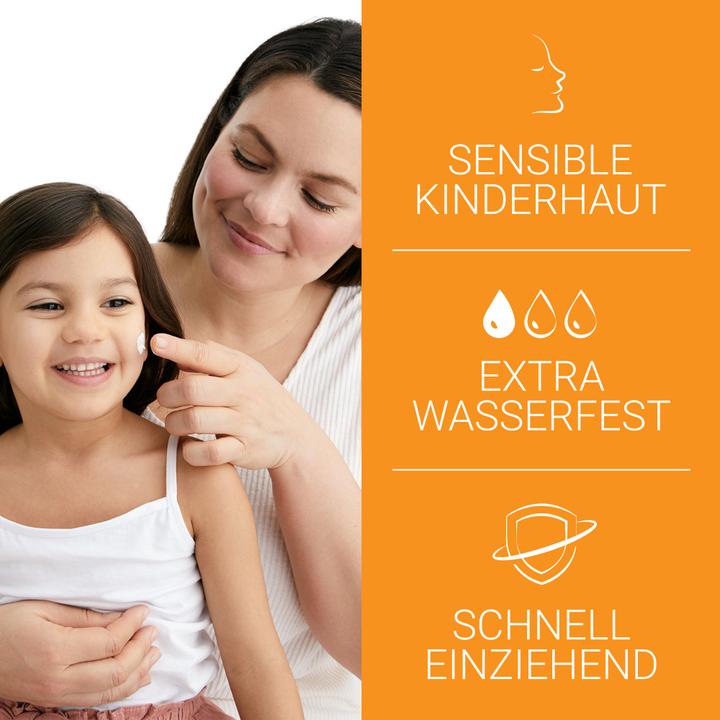Produktbild Eucerin SUN KIDS Sensitive Protect Dry Touch LSF 50+ (Sonnencreme Gesicht, SPF 50+, 200 ml, 230 g)