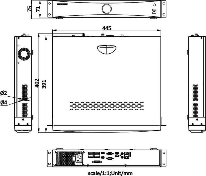 Actual product image Hikvision 32-ch 1U AcuSense 4K NVR (Network Video Recorder (NVR))