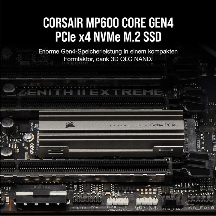 Produktbild Corsair MP600 Core (2000 GB, M.2 2280)
