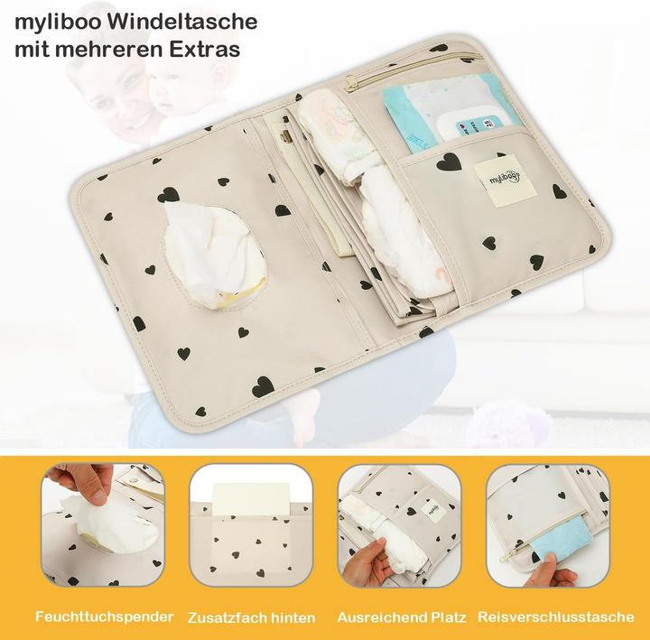 Produktbild Myliboo Windeltasche mit Wickelunterlage