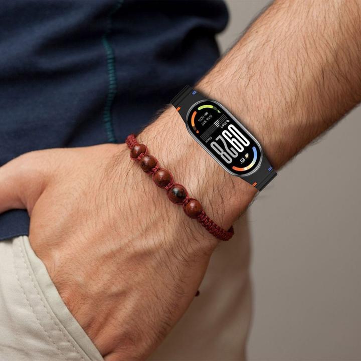 Image du produit 4Kom Tech-Protect Silikon-Sportarmband für Xiaomi Smart Band 8 / 9 / 10 / NFC - Blau (Silicone, TPU)