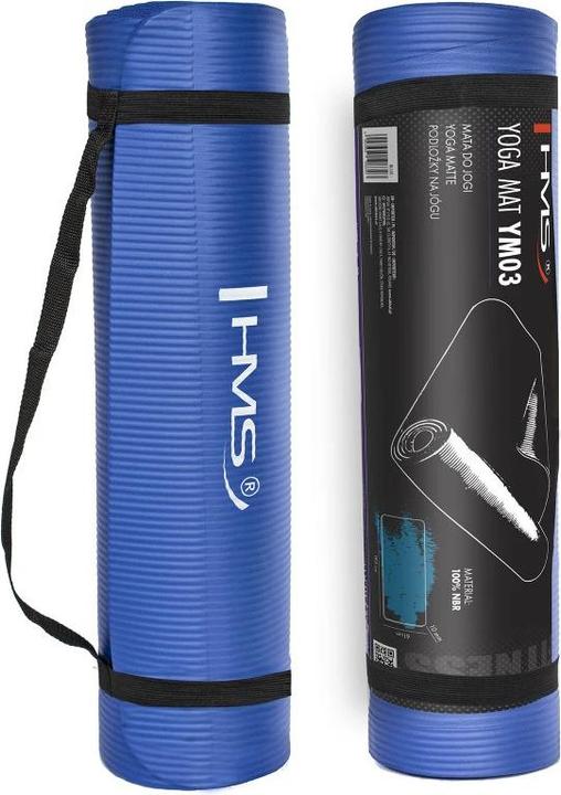 Produktbild HMS Yogamatte YM03 blau (10 mm)