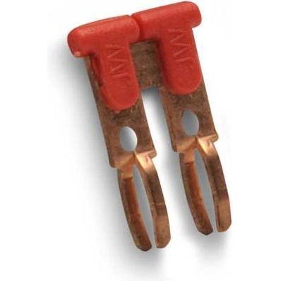 Rs Pro Steckbrücke für Anschlussklemmenblock 20A, Elektronikkabel + Stecker, Rot