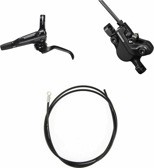 Produktbild Shimano Scheibenbremsen-Set BR-MT500 VO m/BL-MT501 PM 1000mm Resin Bremsbel. Box (Vorderradbremse, Bremsset, 2)