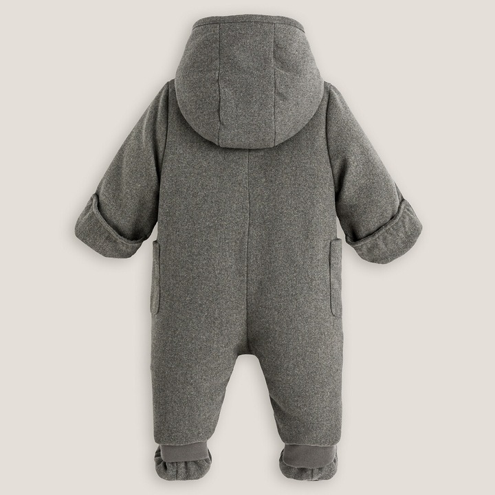 Actual product image La Redoute Collections Warm jumpsuit with hood (80)