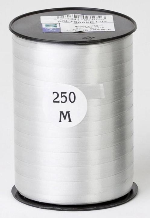 Actual product image Antalis Gavebånd glat sølv 10mmx250m nr. 05 - (250 meter pr. rulle x 5 ruller)