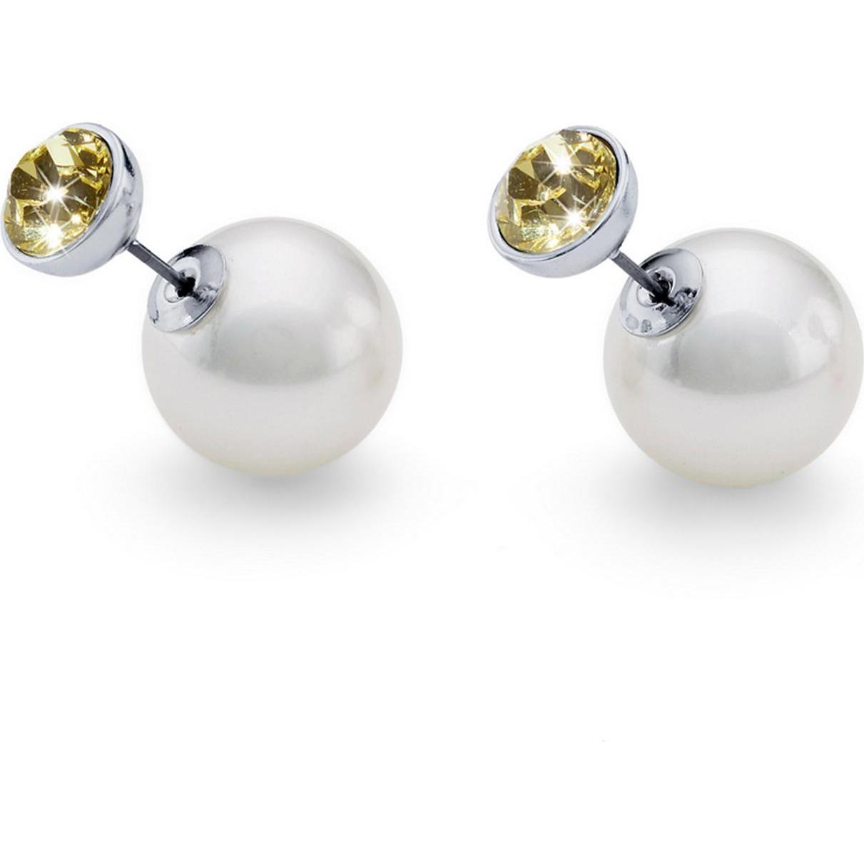 Oliver Weber Collection, Ohrringe, Ohrstecker Twice, (Rhodium)