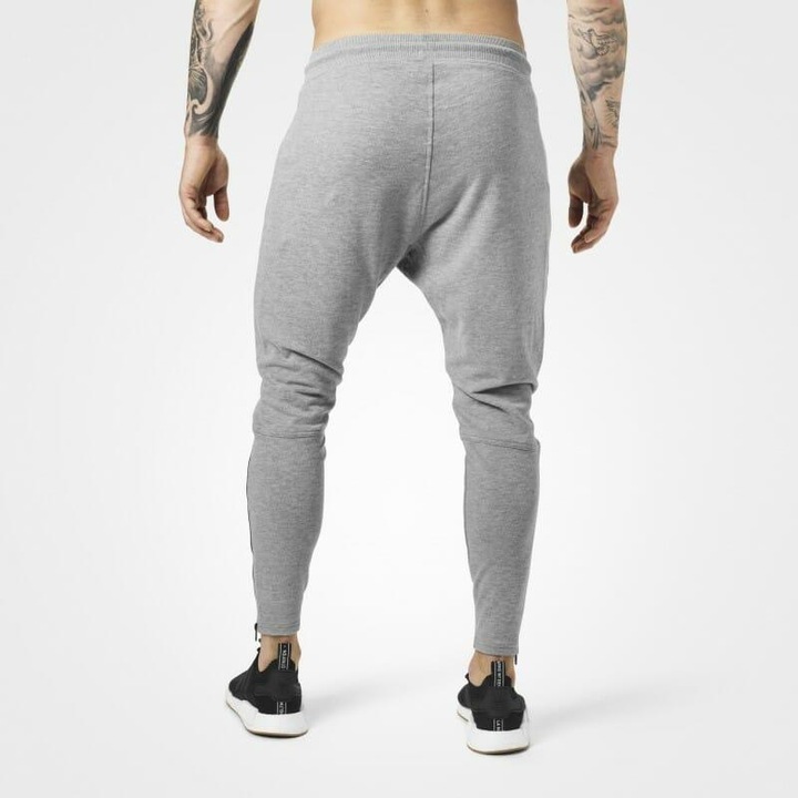 Actual product image Better Bodies Harlem Zip Pants GREY MELANGE (S)