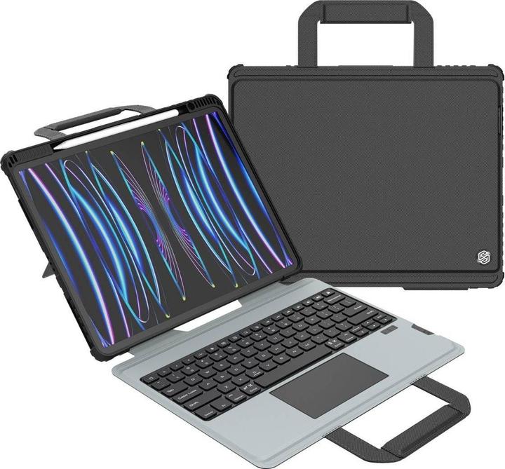 Actual product image Nillkin Bumper GO Keyboard Case (Backlit Version) for iPad Pro 12.9 2020/2021/2022/ Air 13 2024 Blac
