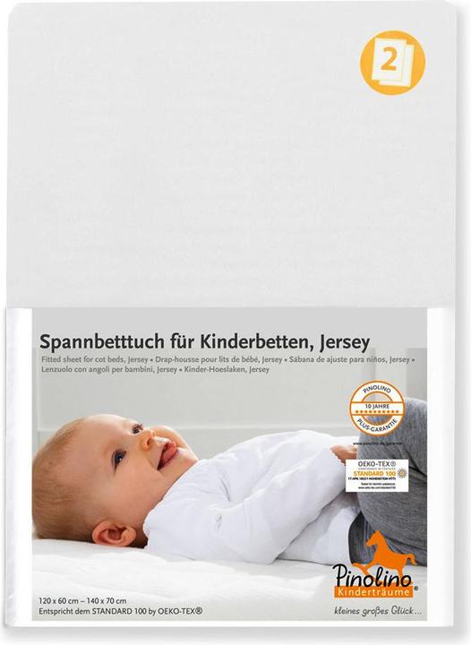 Produktbild Pinolino Doppelpack Jersey (70 x 140 cm)